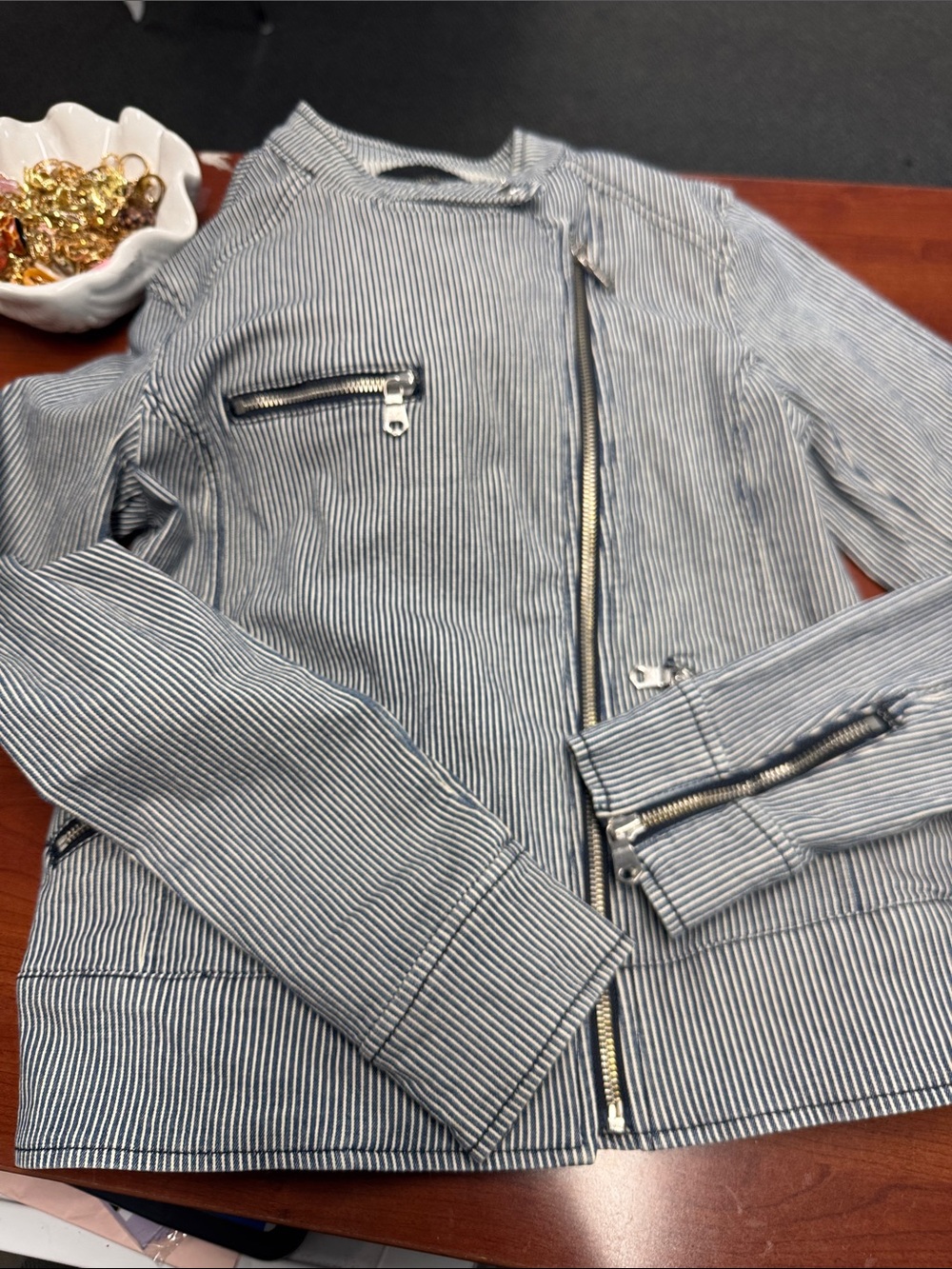 Banana republic factory striped jacket S // 100104